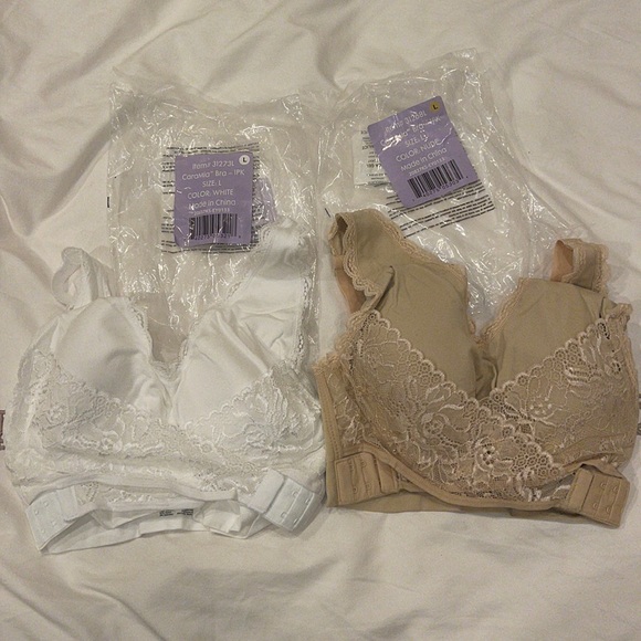 2 pack Seamless Lift Bra with Front Cross Side Buckle Wirefree Lift Support Bra. - Picture 7 of 10